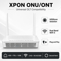 EG8145V5 Eski Tip 12 Işıklı XPON ONU AC1200 WiFi5 Çift Bantlı Fiber Optik Modem
