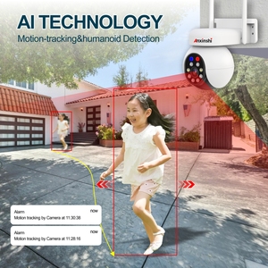Alarma de doble luz roja y azul para <span class=keywords><strong>SriHome</strong></span> IP66, cámara de red impermeable para exteriores, alarma PTZ PIR de baja potencia, tarjeta SD de visión nocturna - Product Image 6