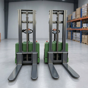Gerbeur Électrique Facile à Utiliser 1000kg 1500kg CE Batterie Lithium Commande Pilote Prix Usine Entrepôt - Product Image 1