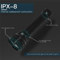 Wurkkos DL70 lampe de poche de plongée de haute qualité 13000 Lumens XHP50.2 LED torche sous-marine puissante lumière étanche