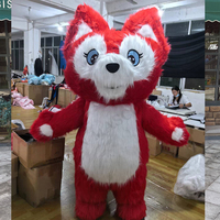 Top qualité danse gonflable LinaesBelling renard pour accessoires de performance de scène costume de mascotte personnage de dessin animé costume adulte Costume
