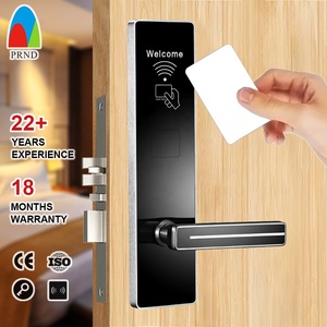 ระบบล็อคประตูโรงแรมด้วยคีย์การ์ด RFID อิเล็กทรอนิกส์แบบไร้กุญแจ ดิจิตอล สมาร์ทคุณภาพสูง PRF512 วัสดุสแตนเลส W - Product Image 1