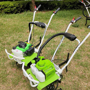 Mini çok fonksiyonlu güç yeke küçük güç Weeder tarım alan bahçe aletleri el Mini yeke kültivatör iki tekerlekli traktör - Product Image 4