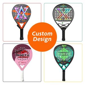 Raqueta de Pádel Profesional Qingyu Sport, Raqueta Personalizada de Alta Calidad Disponible en Fibra de Carbono 3K-18K, Raquetas de Pádel para Niños - Product Image 3