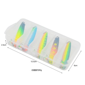 Leurre <span class=keywords><strong>en</strong></span> métal courbé ALPHA 10g, micro-appât pour <span class=keywords><strong>la</strong></span> pêche sur glace <span class=keywords><strong>en</strong></span> <span class=keywords><strong>hiver</strong></span> avec hameçon triple <span class=keywords><strong>en</strong></span> acier haute teneur <span class=keywords><strong>en</strong></span> carbone - Product Image 5