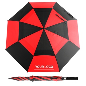 Big Size Double Layers Oversize 130cm Diameter Golf <b>Umbrella</b> Semi-<b>Automatic</b> Opening Modern Design Luxury Fashion Business Gift - Product Image 3
