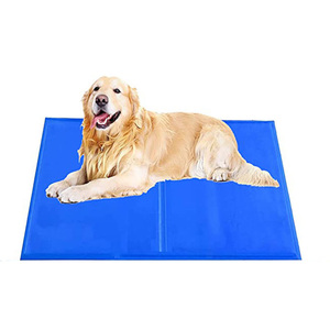 Foldable Pet Cooling Mat Summer Gel Pressure Activated <strong>Dog</strong> <strong>Bed</strong> Pad Ice Cool Mats <strong>Outside</strong> Travel <strong>Dog</strong> Cooling Mats &amp; Pads