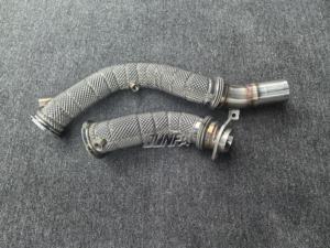 Convient pour tuyau de descente en acier inoxydable <span class=keywords><strong>BMW</strong></span> avec catalyseur pour les performances d'échappement B48 Boost - Product Image 5