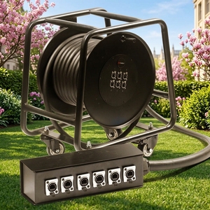 Enrollador de Cable Retráctil para Redes Industriales de 8 Canales, Conectores de Señal Eléctricos <span class=keywords><strong>CAT6</strong></span> CAT6A CAT7 <span class=keywords><strong>SF</strong></span>/<span class=keywords><strong>UTP</strong></span> - Product Image 4