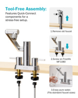 Meilleurs robinets de lavabo de salle de bain, robinet filtrant l'eau de cuisine pour les soins de la peau