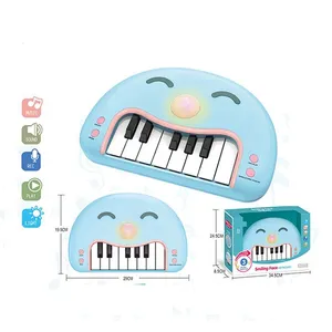 Mainan Anak-anak Alat Musik Smiley Beruang Multifungsi Piano Mainan Keyboard Pendidikan Elektronik