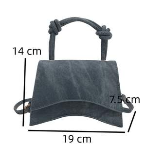 Bolso de lona vaquera para mujer, bolso de mano, bolso cruzado, novedad 2026 - Product Image 4