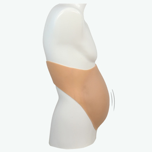 Barriga de Embarazo Realista de Silicona 100%, para 4-5 Meses, Modelo de Embarazo Falso para <span class=keywords><strong>Cosplay</strong></span>, Tamaño 7cm, 6 Colores Disponibles - Product Image 3