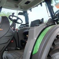 Traktor Pertanian TAVOL 100HP 4WD Kabin Tertutup 4 in 1 dengan Bucket Loader Depan