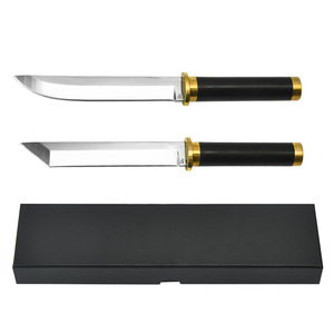 มีดพกพา Martial God Tactical คุณภาพสูง ปรับแต่งได้ตามต้องการ ใบมีดสแตนเลส ปลอกไม้ รับผลิตแบบ OEM - Product Image 2