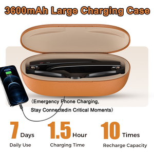 Gafas Inteligentes Personalizadas M02 Ultra AI <span class=keywords><strong>con</strong></span> Cámara de 8MP, Grabación de Fotos, Audio y Video, Traducción, Lentes de Sol, Carga de Energía - Product Image 6