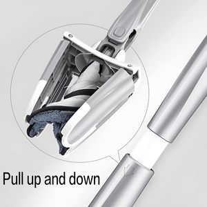 Wash Mop X-Type Stainless Steel Squeezing Mop Twist Water Self-Wringer - Product Image 3