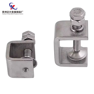 304 Stainless Steel Heavy Duty Wide Jaw <strong>C</strong>-Clip G-<strong>Clamp</strong> Customizable OEM Metric Measurement System for Woodworking Pipe Clamping - Product Image 1