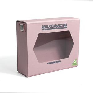 Reduce Manchas Cosmetic <b>Box</b> Rigid Paperboard Packaging With Window For All Skin Types <b>Recyclable</b> Sustainable Design - Product Image 1
