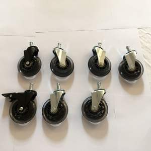 Silicone Cadeira Roda Cadeira De Escritório Rodízio Rodas Substituição Universal Cadeira De Escritório 3 "Rodízios Rodas Cadeira De Rodas - Product Image 4