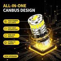 T10 Canbus LED-Glühbirne W5W 18SMD 3014+3030 Chips Fehlerfrei 6000K 1,6W Auto-Seitenmarkierungsleuchte Innenraum-Dachleuchte Kofferraumbeleuchtung 12V