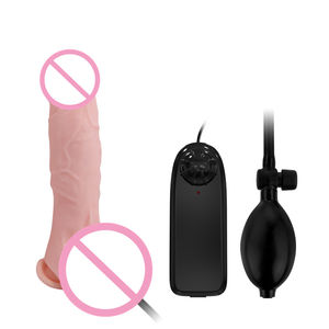 Vlees Opblaasbare Vibrerende <span class=keywords><strong>Dildo</strong></span> Uitbreidbare Sex <span class=keywords><strong>Dildo</strong></span> 'S Voor Vrouwen Vagina Dilatator Massager Seksproducten - Product Image 5