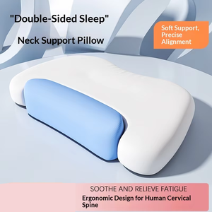 Almohada de Soporte para el Cuello de Espuma Viscoelástica Rectangular Personalizable para Ayudar a Dormir, Diseño Ergonómico para Adultos, Extraíble y Lavable - Product Image 5