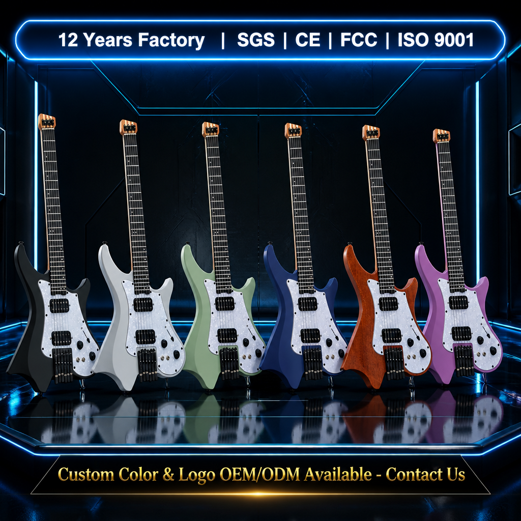 Guitarra eléctrica sin cabeza