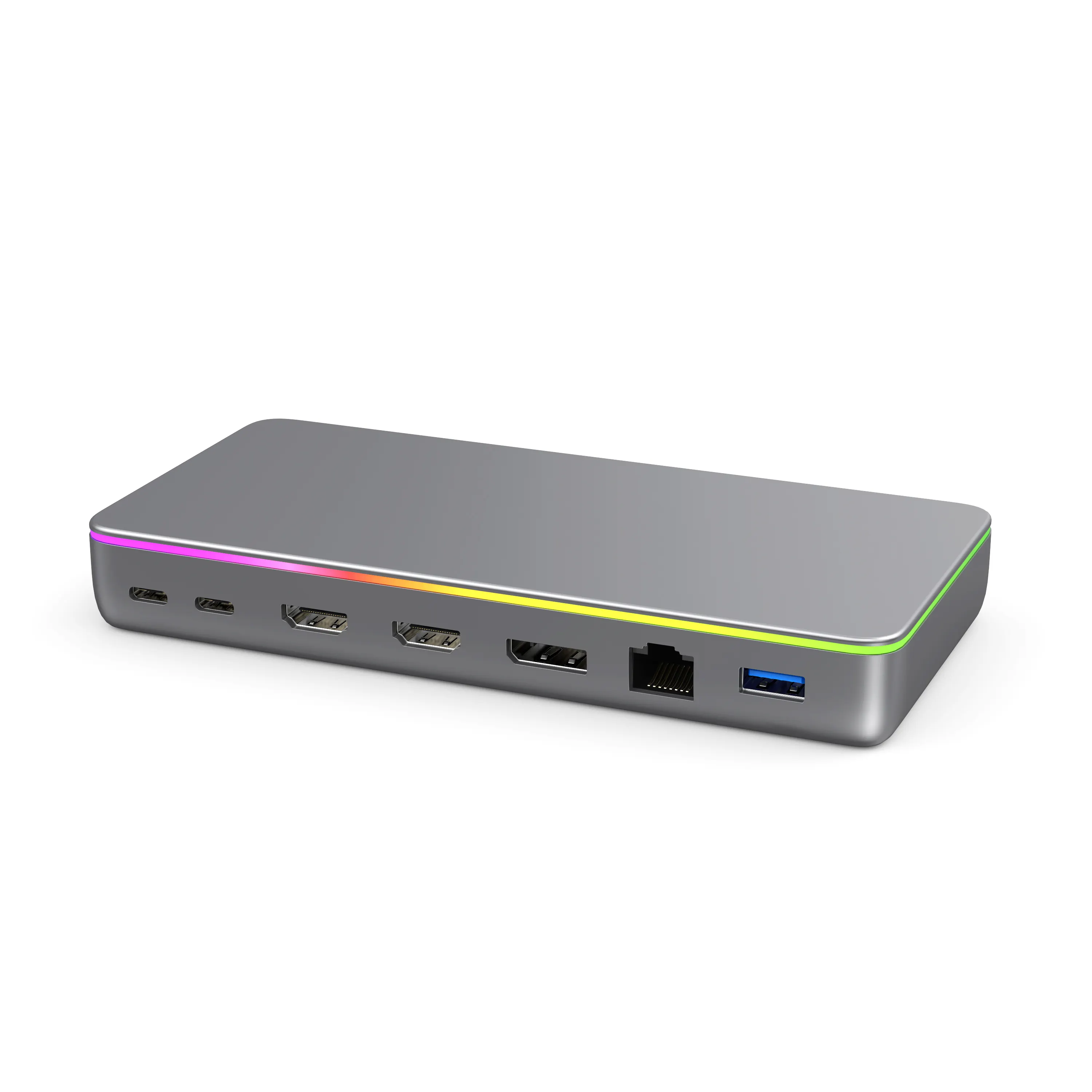 Colorii CD100 MST Triple display USB C DOCKING DOCKING HDMI 8K @ 30HZ 4K @ 60HZ Displayport 10Gbps untuk Mac M1 M2