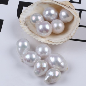 Perlas sueltas naturales de 10,5-14mm para fabricación de joyas, venta al por mayor, color blanco, Mar del Sur, Edison, Barroco - Product Image 2