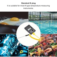 Termometer Digital Tipe K TM-902C Sensor Termometer Industri Probe Suhu Akurasi Tinggi Steker Standar Portabel