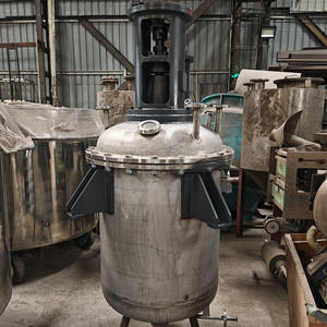 Reactor industrial de acero inoxidable para mezclar pegamento, incluye sistema de calentamiento y enfriamiento, reactor para resina acrílica - Product Image 6