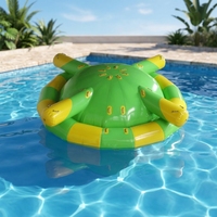 Jouets aquatiques gonflables, Spinner aquatique flottant Saturn Rocker pour jeux sportifs