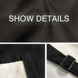 Tạp Dề Đen Nấu Ăn Tùy Chỉnh Nhà Bếp Nhà Hàng Hỗ Trợ Tùy Chỉnh Với Logo Tùy Chỉnh Có Khóa Điều Chỉnh Được - Product Image 6