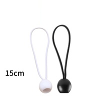 Cordon élastique en plastique de 3,5 mm avec boule, corde élastique pour tente, bâche, attache de fixation, organisateur de rangement pour le camping
