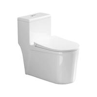 WC intelligent avec chasse automatique, cuvette en porcelaine, télécommande, siège chauffant, installation au sol, siphon P/S, chasse à jet
