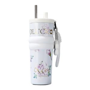 Tazza Termica da 710ml, Tazza da Caffè in Acciaio Inox 316, Bicchiere Isolato a Doppia Parete con Coperchio e Cannuccia per Viaggio - Product Image 6
