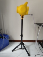 Canon à mousse 1000W en plastique avec support pour fêtes en plein air, événements estivaux et piscines pour enfants