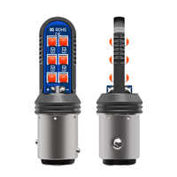 Ampoule LED de voiture 12V 1156 BA15S P21W 1157 P21/5W BAY15D BAU15S PY21W 3030 12SMD pour feux arrière, feux de freinage, feux de recul, feux de jour et clignotants