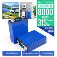 Stock UE Nouveau 2025 314AH 330AH 340AH EV MB31 3.2V Lithium Ion 280ah Batterie Lifepo4 Système solaire Pack 310AH Large application