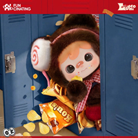 2026 KOUCOMI Série I Am King Boîte Mystère Peluche Le Roi Paresseux, Jouet en Peluche de Collection pour Enfants, Cadeau et Décoration d'Intérieur