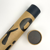 Porte-affiche A3 personnalisé Mailer expédition de tube de papier de carton emballage pour affiches emballage