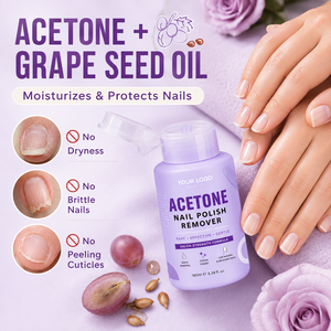 Removedor de Esmalte de Uñas K-Beauty de Uso Rápido, Sin Desperdicio, Poderoso para Eliminar Gel y Purpurina, Exclusivo para Salones de Uñas, con Acetona - Product Image 4