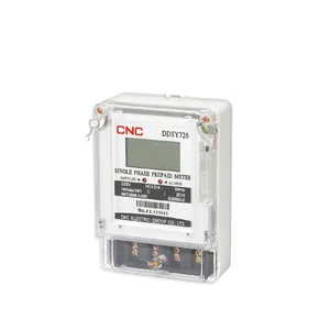 Cnc Fabriek Enkele Fase Twee Draads Elektronische Lcd Prepaid Energiemeter Elektriciteit Vooruitbetaling Watt-Uur Analogmeter Klasse 1