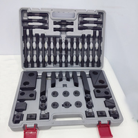 Kit de serrage en acier 58 pièces pour machine de fraisage CNC, ensemble de fixation pour rainures en T, accessoires d'outillage mécanique