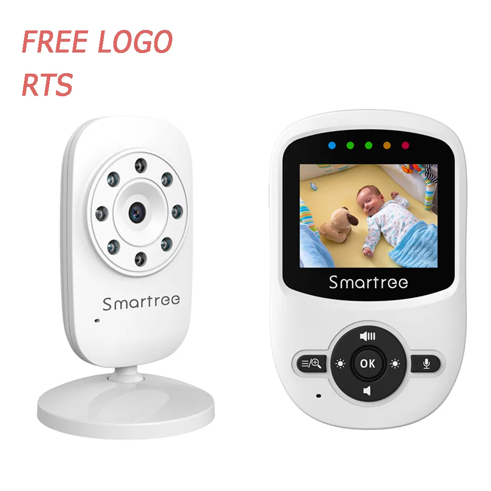 Digital children car crying sound 2.4 inch baby monitor camera with night vision kids baby audio monitor