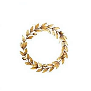 Handmade Metal Wreath with Beautiful Botanical Pattern for <b>Front</b> <b>Door</b> Wall Garden and Seasonal <b>Decoration</b> - Product Image 1