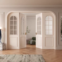 Porte française en aluminium de haute qualité, moderne et élégante, à double vitrage, pour villa