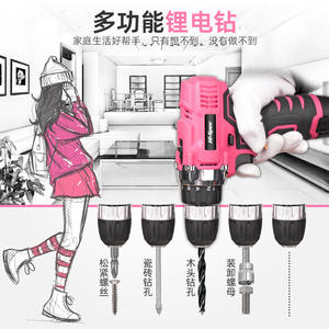 ชุดสว่านไร้สาย Tiger Power 12V แบตเตอรี่ลิเธียม แรงบิด 50 นิวตันเมตร ปรับได้ สำหรับงาน DIY ในบ้าน และงานซ่อมแซมขนาดเล็ก - Product Image 2