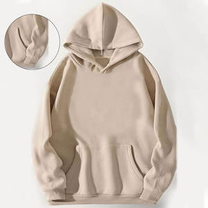 Vente en gros de sweats à capuche pour hommes de haute qualité avec logo personnalisé sur le devant, style streetwear d'hiver, en polyester et coton tissé, coupe régulière, uni - Product Image 5